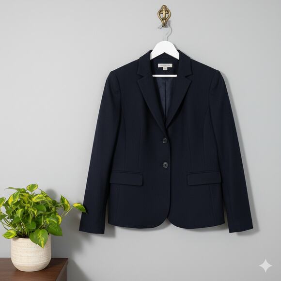 Pendleton Women’s Black Blazer Size 12 Classic Career Jacket Made in USA - Picture 1 of 10